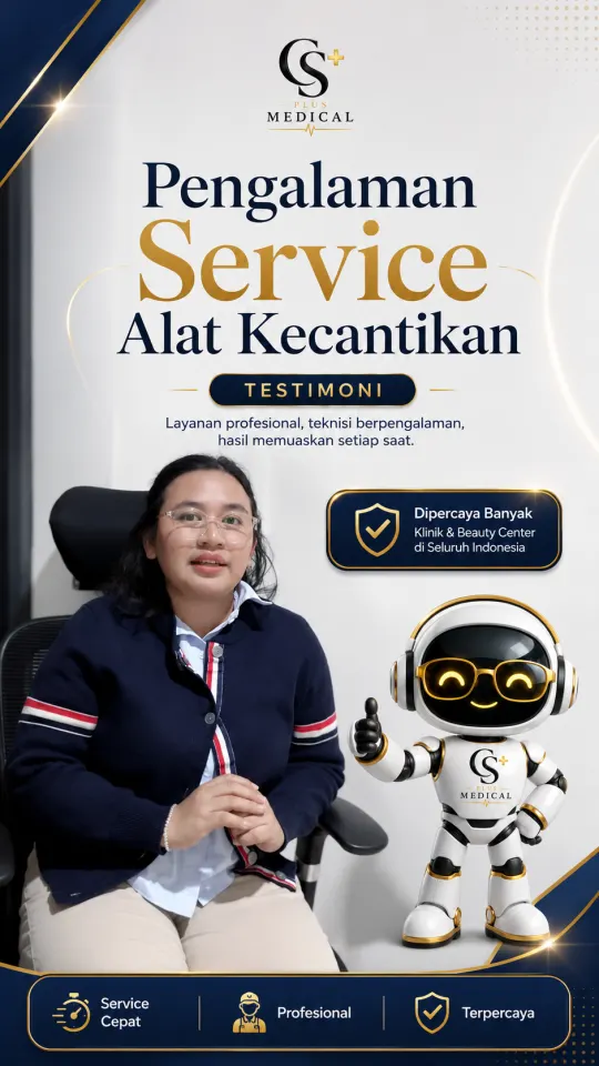 Pengalaman Service alat kecantika